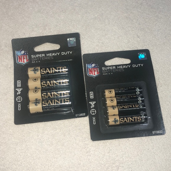 NFL Other - NFL super heavy duty batteries N.O. SAINTS